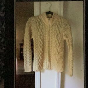 Women’s Irish Merino Wool Cardigan Sweater